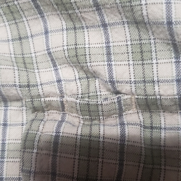 Wrangler Rugged Wear Long Sleeve Mens Plaid Button Up Large - Picture 4 of 9